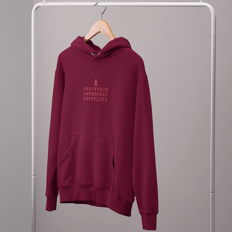 Unisex Premium Hoodie "Happy Life" - Strandherz