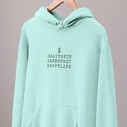 Unisex Premium Hoodie "Happy Life" - Strandherz