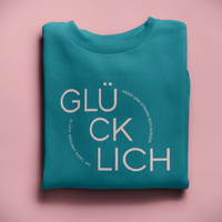 Damen Sweater "Glücklich" - Strandherz