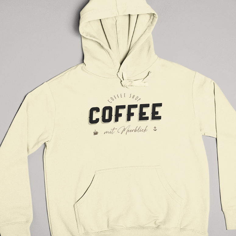 Unisex Hoodie "Coffee mit Meerblick" - Strandherz