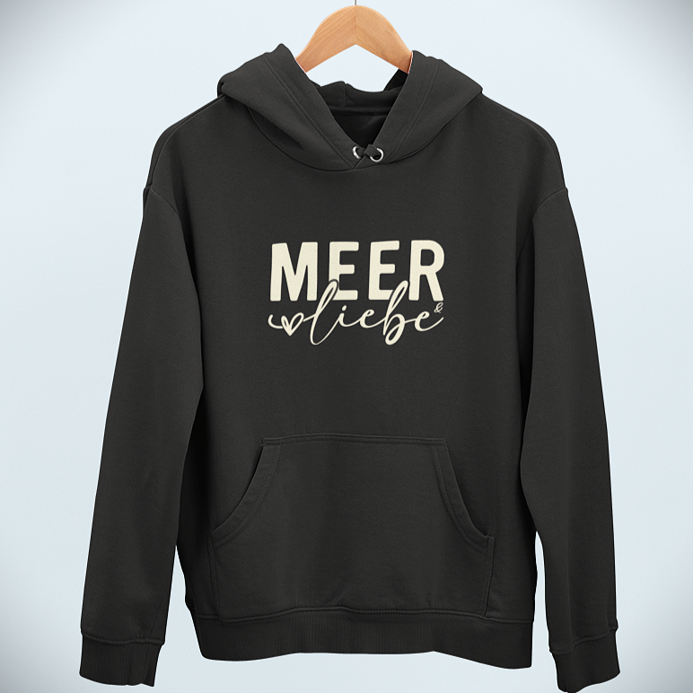 Unisex Premium Hoodie "Meer & Liebe" - Strandherz