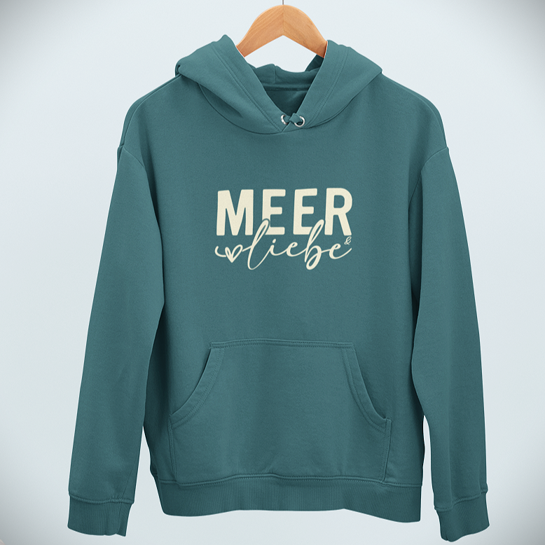 Unisex Premium Hoodie "Meer & Liebe" - Strandherz