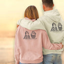 Unisex Hoodie "Zeit zu zweit" - Strandherz