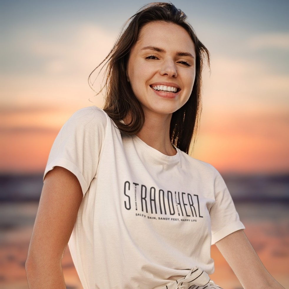 Damen Shirt "Strandherz" - Strandherz